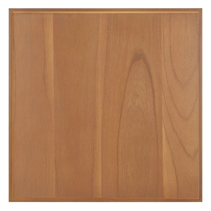 SAFAVIEH Ava 2-Shelf Accent Table - 24 L x 24 D x 21 H - 24Wx24Dx21H