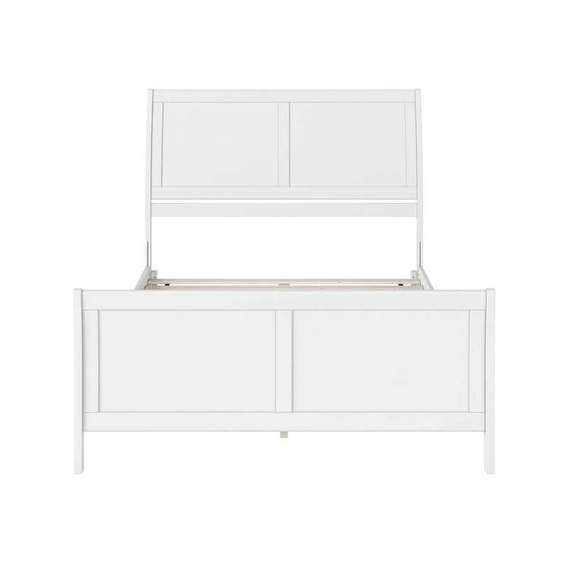 AFI, Portland Solid Wood Low Profile Platform Bed with Matching Footboard