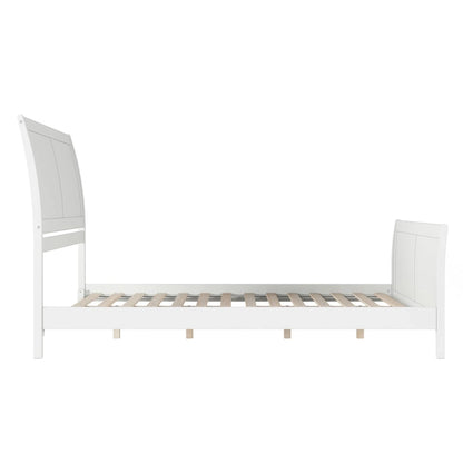 AFI, Portland Solid Wood Low Profile Platform Bed with Matching Footboard