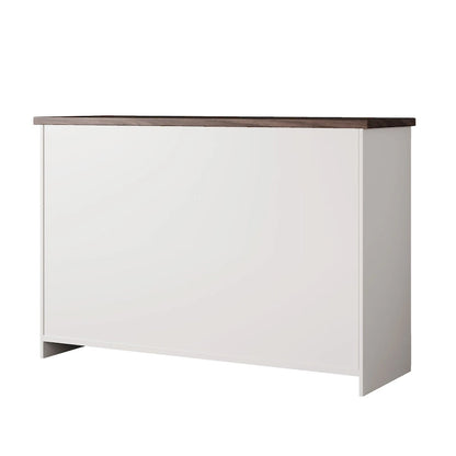 Modern Dresser for Bedroom, 7 Drawer Double Dresser Sideboard