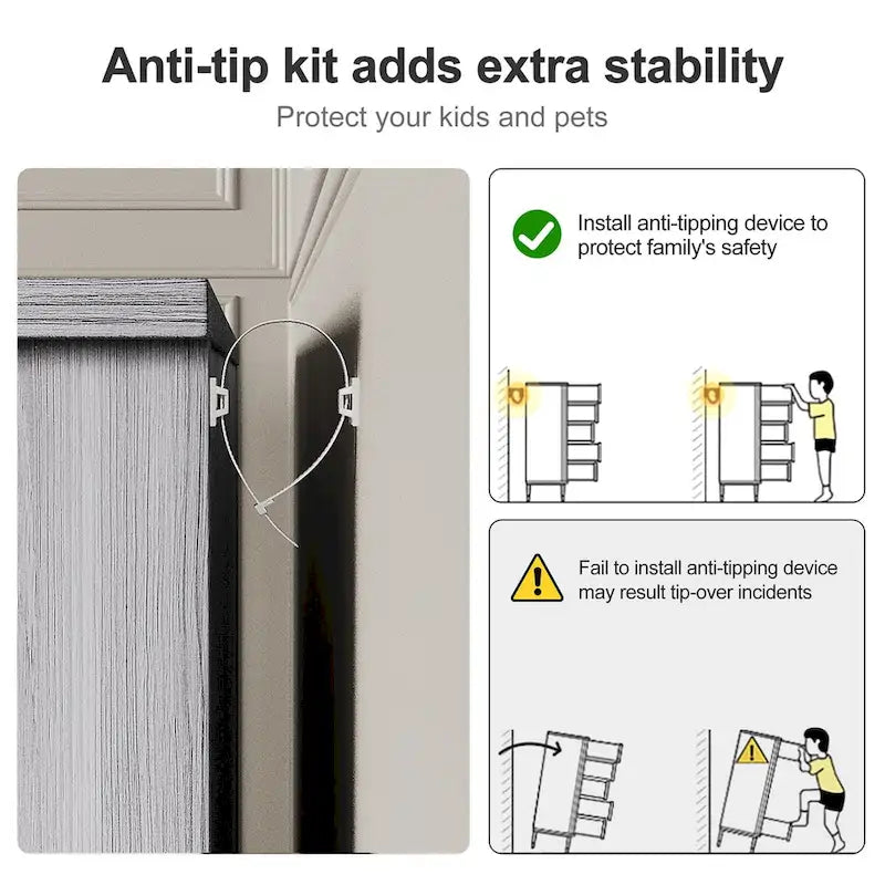Modern Dresser for Bedroom, 7 Drawer Double Dresser Sideboard
