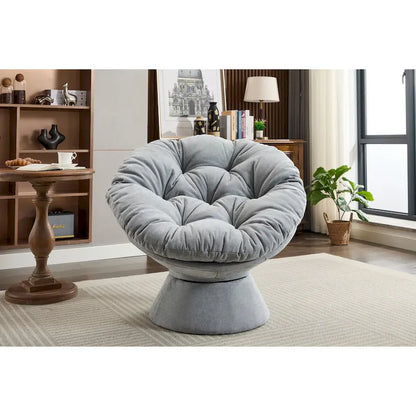 Oversized Swivel Accent Chair, 360 Swivel Barrel Chair, Papasan Chair for Living Room Bedroom