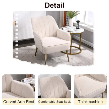 Suellyn 25.2-inch Wide Armrest Modern Chair