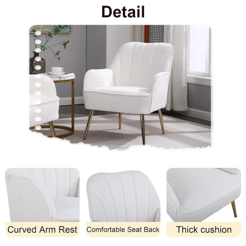 Suellyn 25.2-inch Wide Armrest Modern Chair