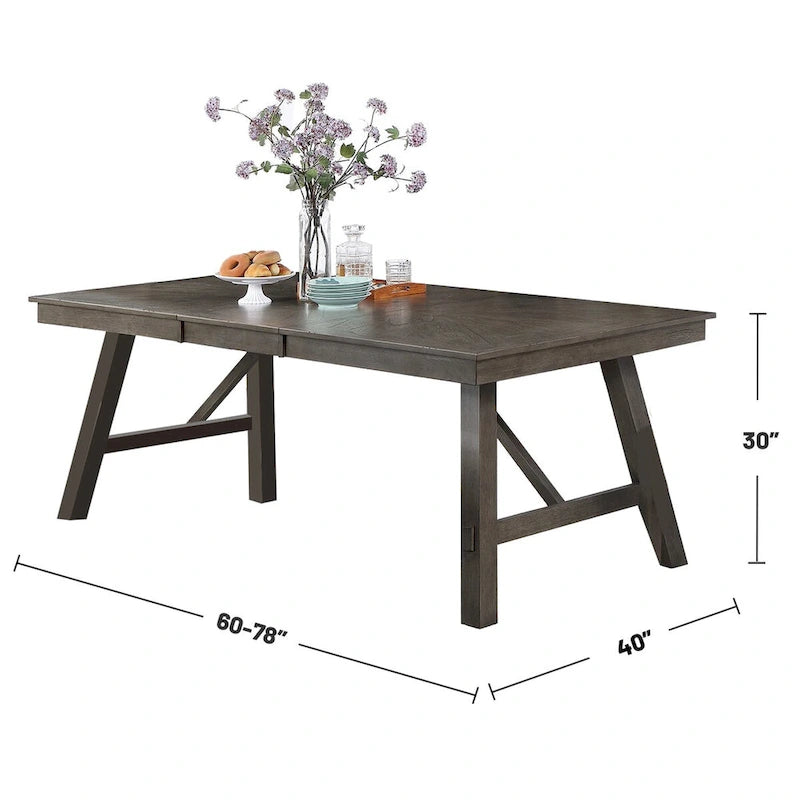 Wooden Rectangle Dining Table