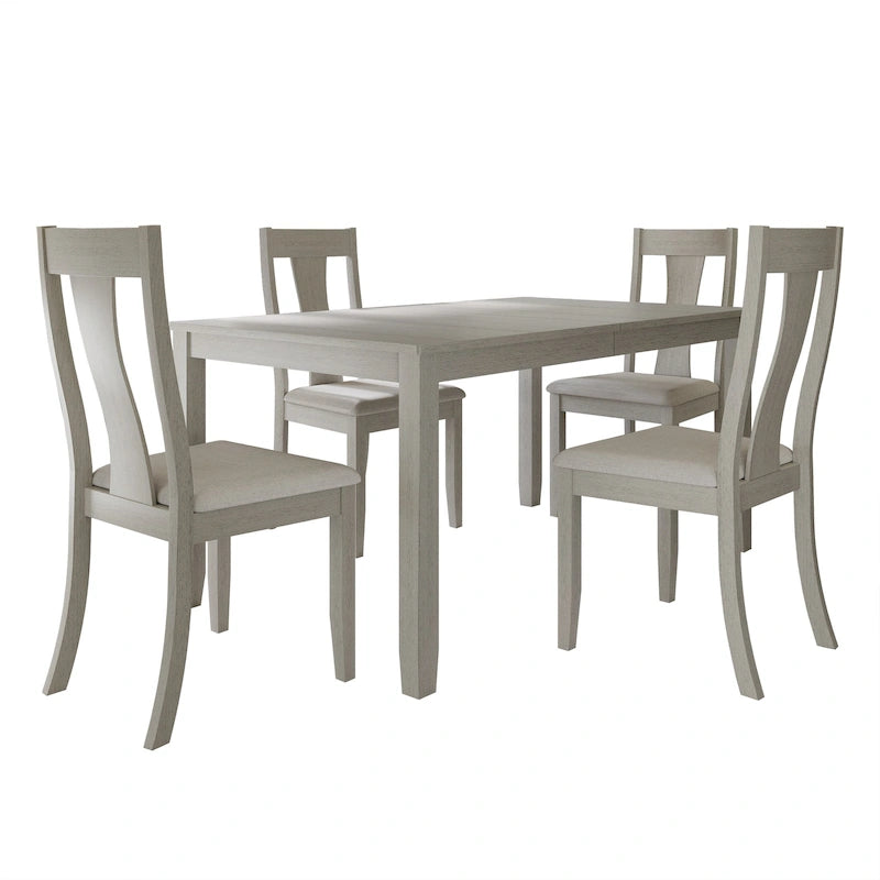 CraftPorch Vintage Style 5-piece Wooden Dining Set