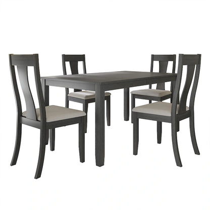 CraftPorch Vintage Style 5-piece Wooden Dining Set