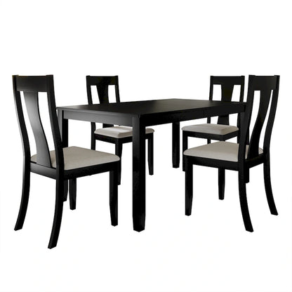 CraftPorch Vintage Style 5-piece Wooden Dining Set