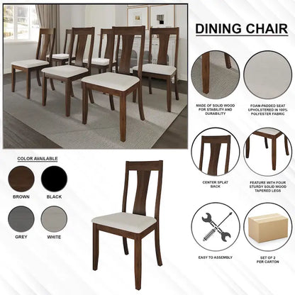 CraftPorch Vintage Style 5-piece Wooden Dining Set