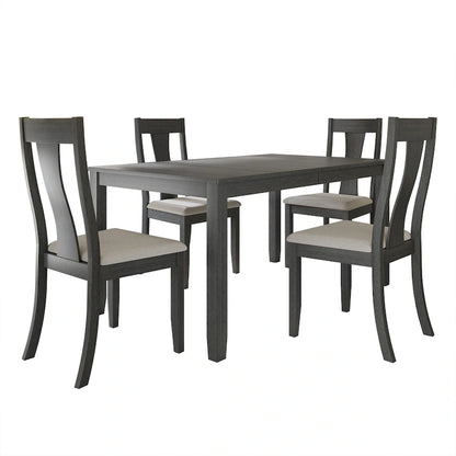 CraftPorch Vintage Style 5-piece Wooden Dining Set