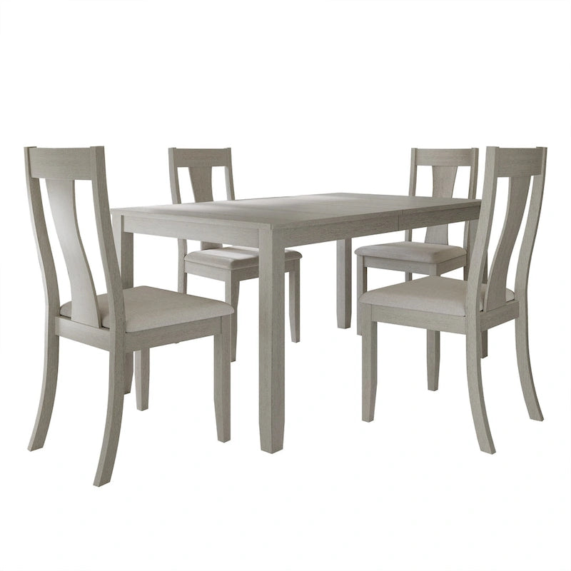 CraftPorch Vintage Style 5-piece Wooden Dining Set