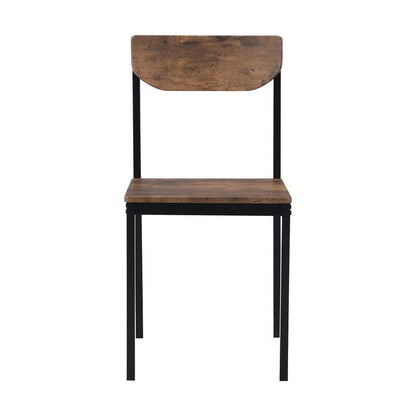 3 Piece Drop Leaf Dining Table Set, Modern Counter Height Round Dining Set with 2 Chairs, Wood Small Kitchen Table Set