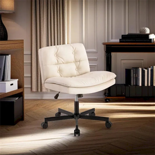 Large Size Swivel Armless Home Office Desk Chair