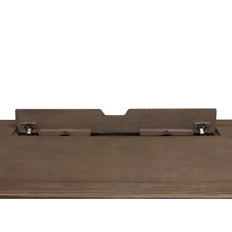 Carson Wood Electronic Sit/Stand Desk, Standing Desk, Gray