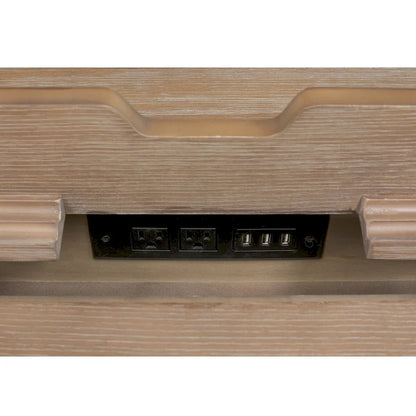 Carson Wood Electronic Sit/Stand Desk, Standing Desk, Gray