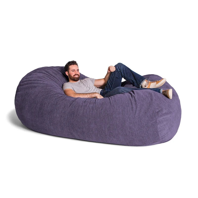 Jaxx 7 Foot Giant Bean Bag Sofa For Adults - Premium Chenille