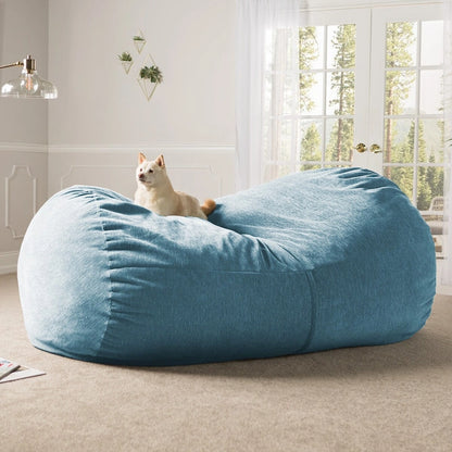 Jaxx 7 Foot Giant Bean Bag Sofa For Adults - Premium Chenille