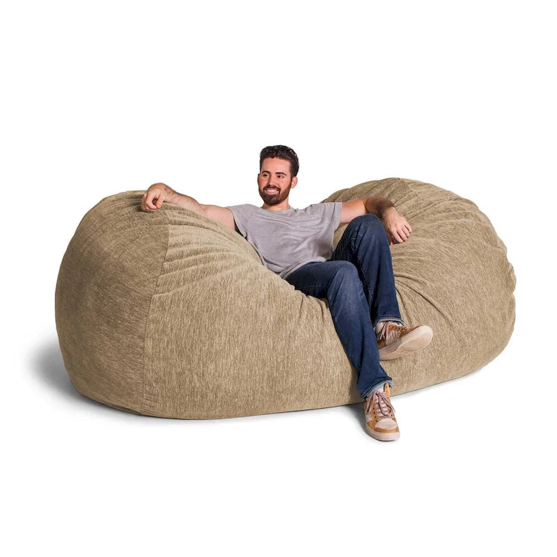 Jaxx 7 Foot Giant Bean Bag Sofa For Adults - Premium Chenille