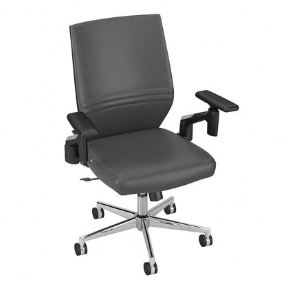 Cabot Mid Back Leather Office Chair by Bush Furniture