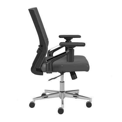 Cabot Mid Back Leather Office Chair by Bush Furniture